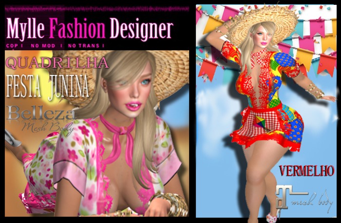 VESTIDO DE QUADRILHA