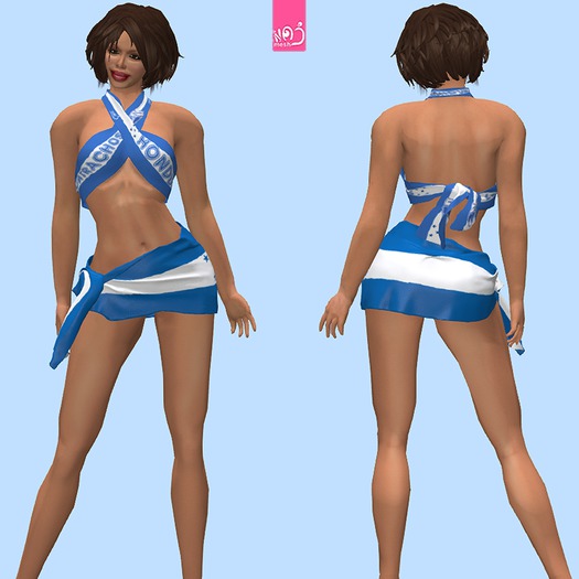 HONDURAS - "scarf & flag" outfit (MESH) boxed