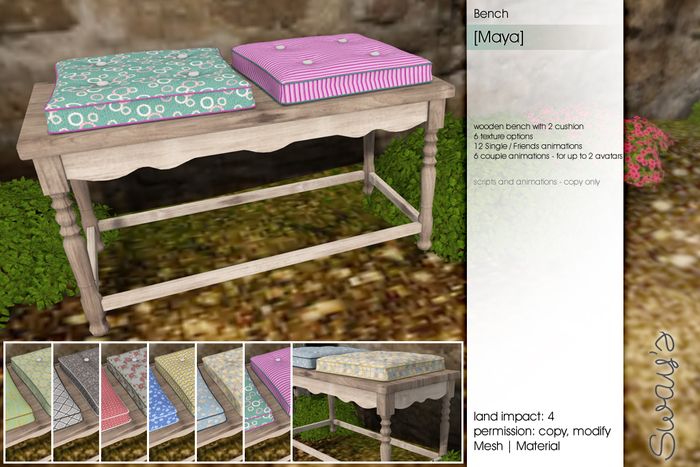 Sway's [Maya] Bench