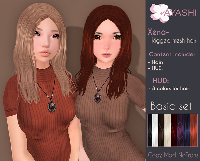 [^.^Ayashi^.^] Xena hair-Basic set