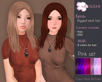 [^.^Ayashi^.^] Xena hair-Pink set