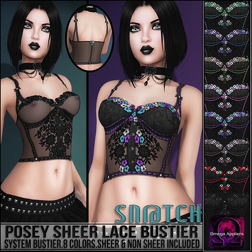 Sn@tch Posey Lace Bustier (All Colors)