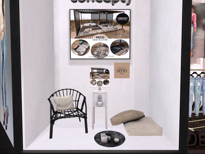 Concept} *10. Patio Pillows floor