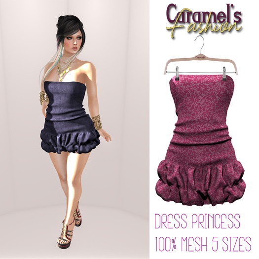 "CF_Princess-Ruffle Dress - Pink