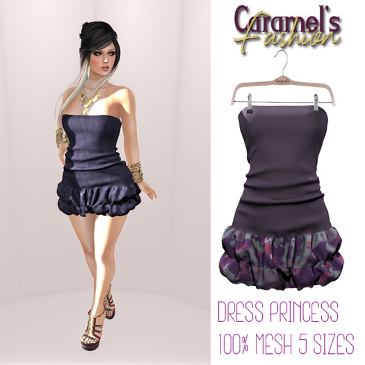"CF_Princess-Ruffle Dress Lilac