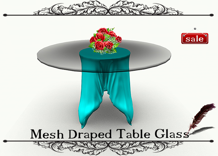 Mesh Draped Table Glass GS v. 6
