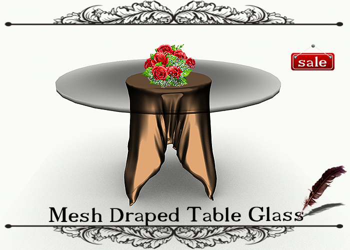 Mesh Draped Table Glass GS v. 9
