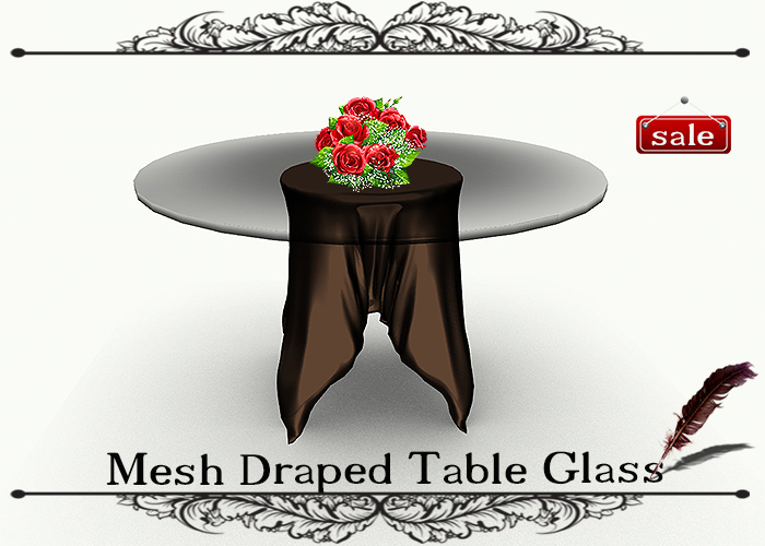 Mesh Draped Table Glass GS v. 14