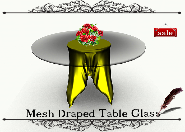 Mesh Draped Table Glass GS v. 15