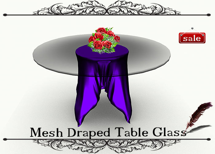 Mesh Draped Table Glass GS v. 16