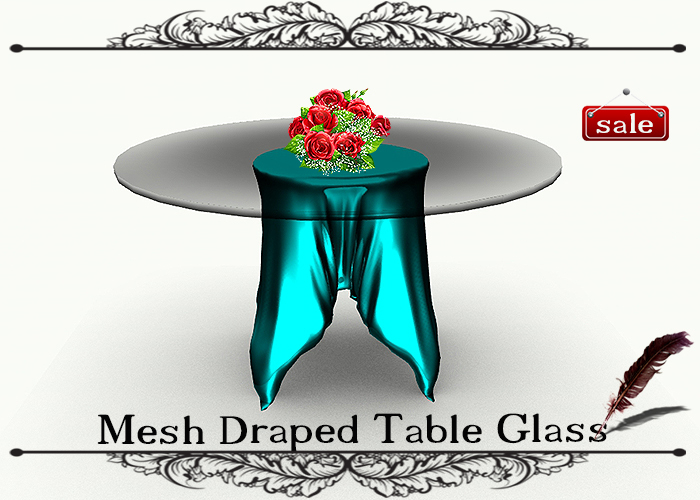Mesh Draped Table Glass GS v. 19