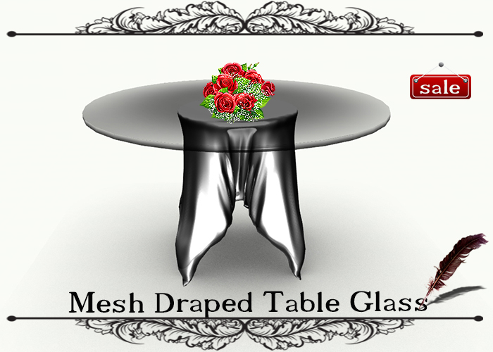 Mesh Draped Table Glass GS v. 20
