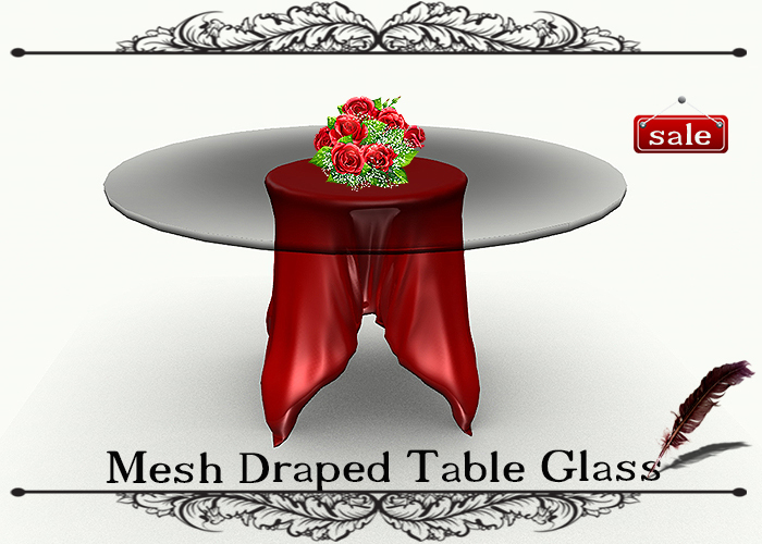 Mesh Draped Table Glass GS v. 23