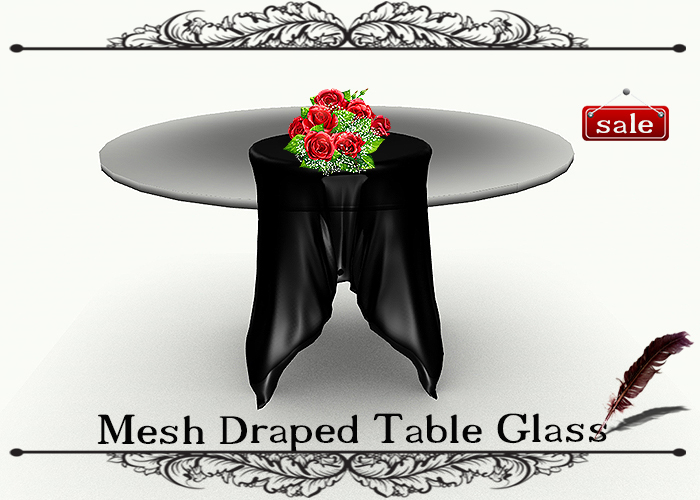 Mesh Draped Table Glass GS v. 25