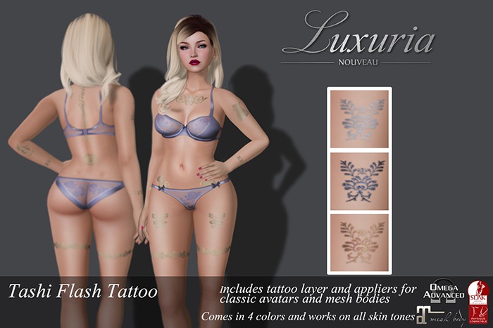 {Luxuria} Tashi Flash Tattoo