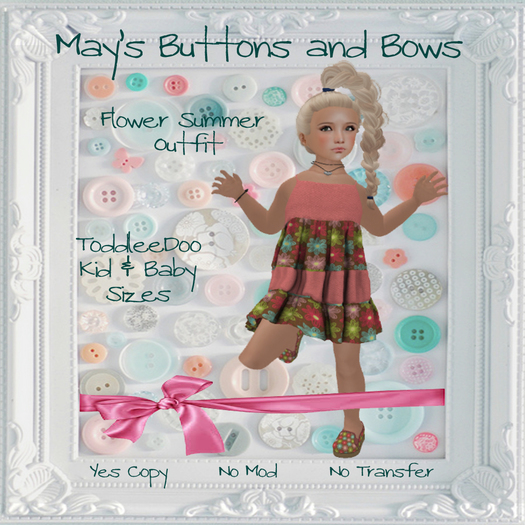 MBB * Flower Summer Outfit (Kid & Baby)