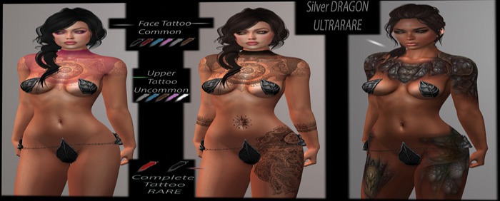 Ghost'Ink ::NOVA Body Tattoo:: ( Blue ) UNCOMMON