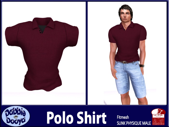 [DD]Mens Slink Polo-Plum
