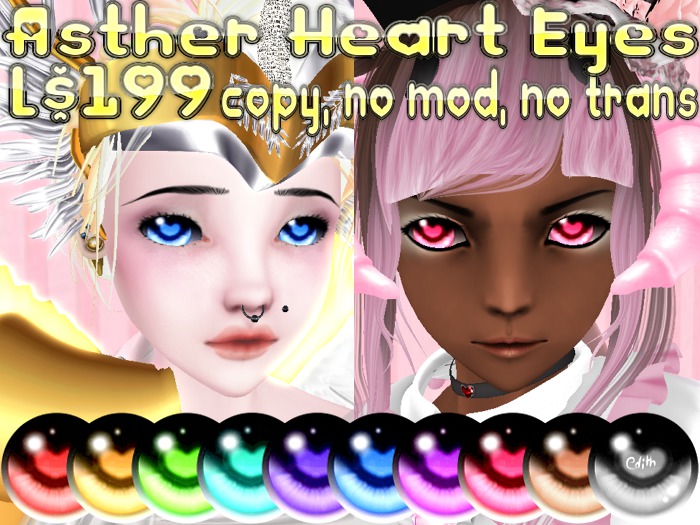 Puffy Clouds - Asther Sparkle Heart Shape Eyes