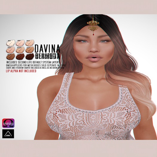Bermuda. Davina Skin (Ivory)