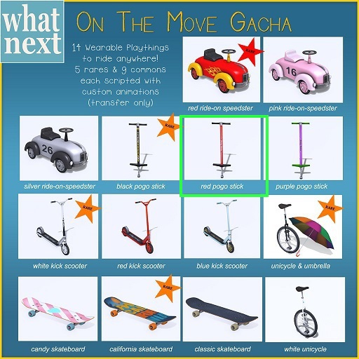 {what next} Red Pogo Stick (boxed)