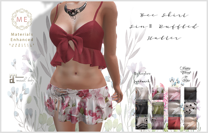 .::Pretty Things::. Bee Ruffled Skirt & Sin Ruffled Halter