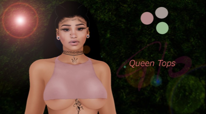 [Glo] - Queen Top (Off Brown)