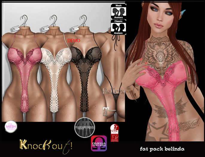 *KNOCKOUT!  BELINDA OMEGA MAITREYA SLINK AND BELLEZA