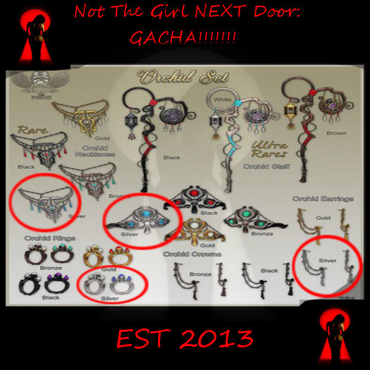 [The Forge] Orchid Silver set