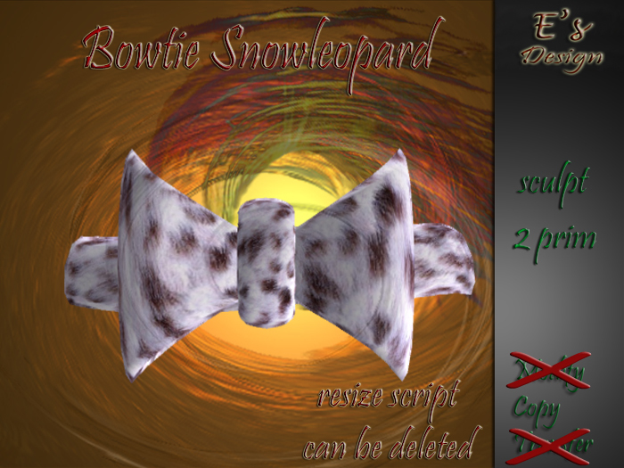 E's Bowtie, snowleopard