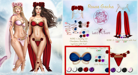 Second Life Marketplace - Luas Rosae Top Black