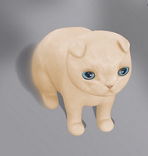 (fd) Animals - Midget Kitten Fold Blonde