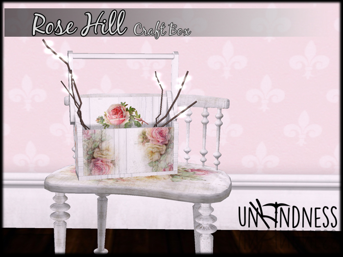 Second Life Marketplace uK Rose Hill Craft Box White [Boxed]
