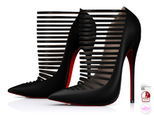 Garbaggio // Strapped Pumps - Black