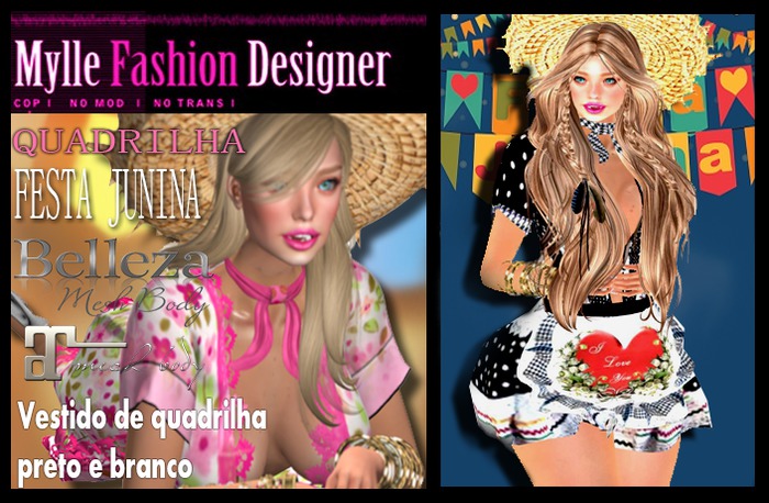 VESTIDO DE QUADRILHA