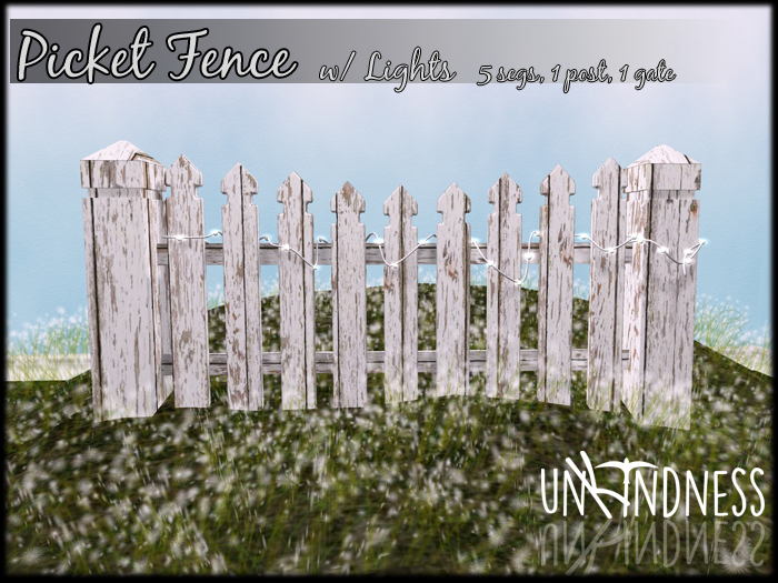 uk - Winter Picket Fence Set