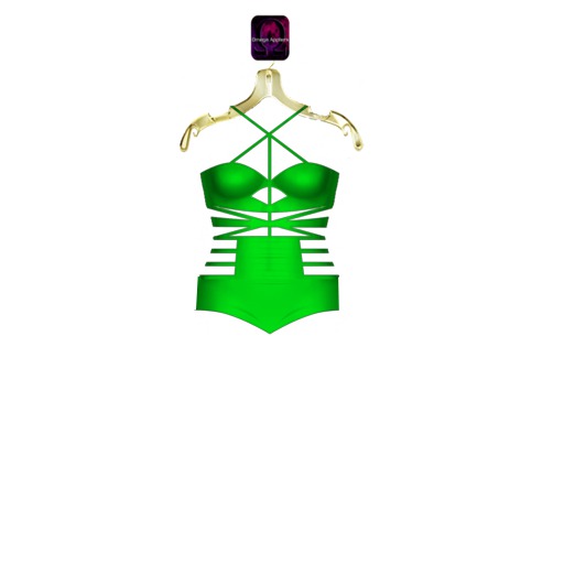 {QD} Erica Romper Lime