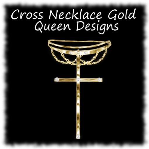 Cross Necklace Gold