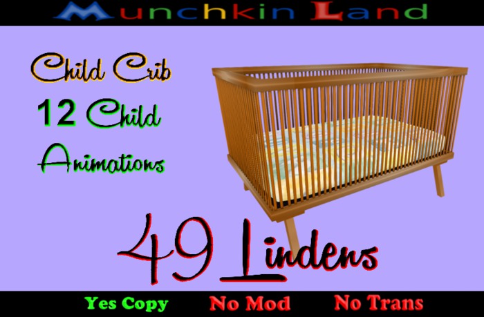(ML) Childs Crib v2 (Orange) Box