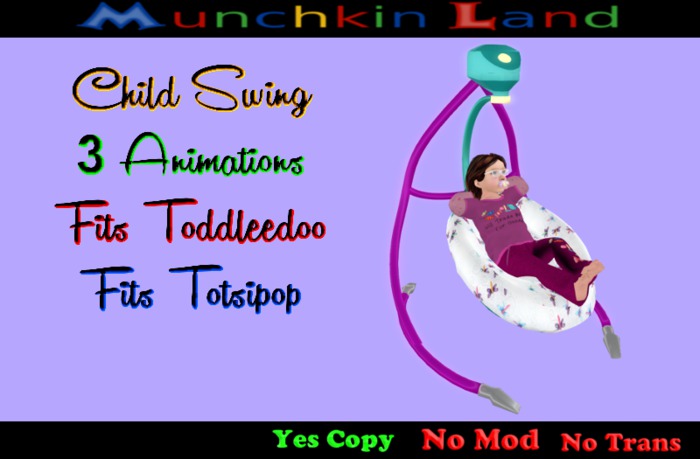 (ML) Purple Baby Swing Box