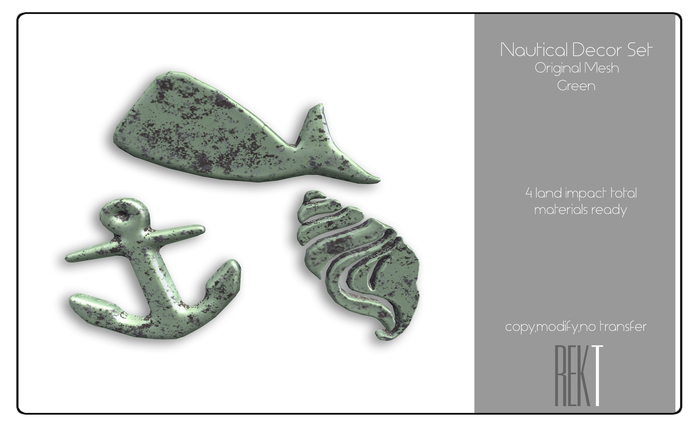 Rekt Nautical Decor Green