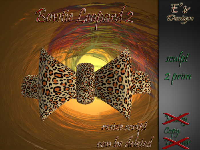 E's Bowtie, leopard 2