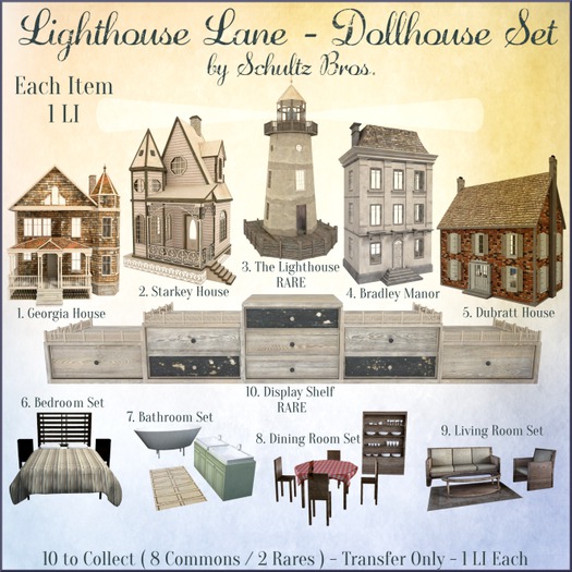 [Schultz Bros.] 09. Lighthouse Lane - Living Room Set (Box)