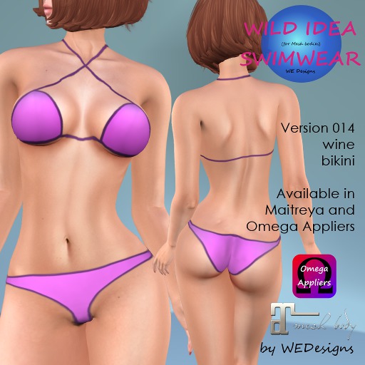 Wild Idea Swimwear for Women--014--wine