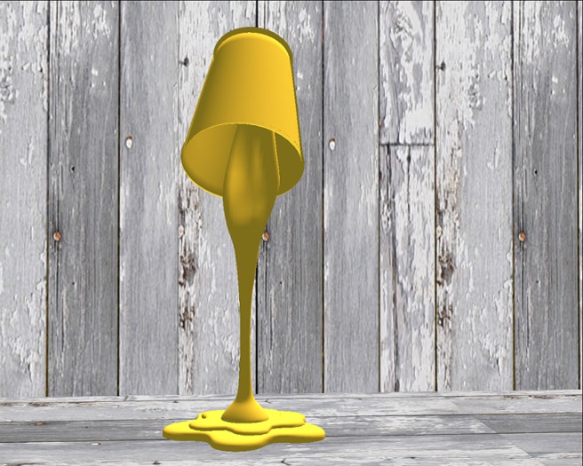 {Q-Essentials} Yellow Whoopsy Decorative Lamp