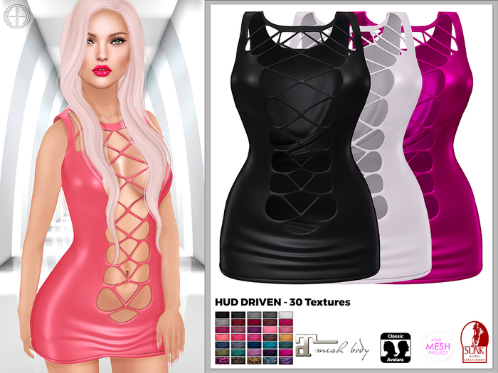 [hh] Raven Dress - 35 Textures