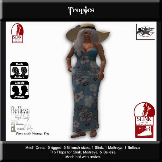 Country Couture Halter Maxi Tropics