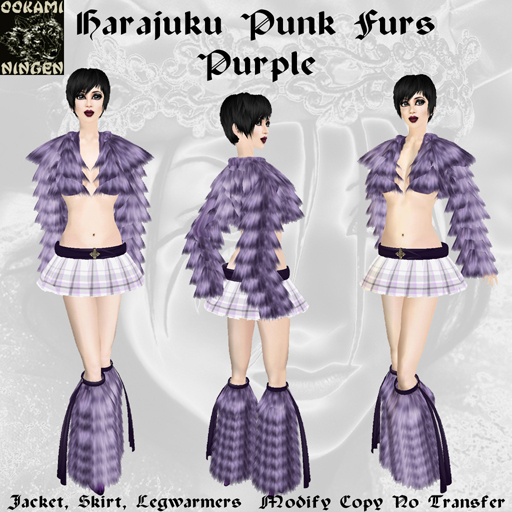 'ON Harajuku Punk Furs Vibrant Purple
