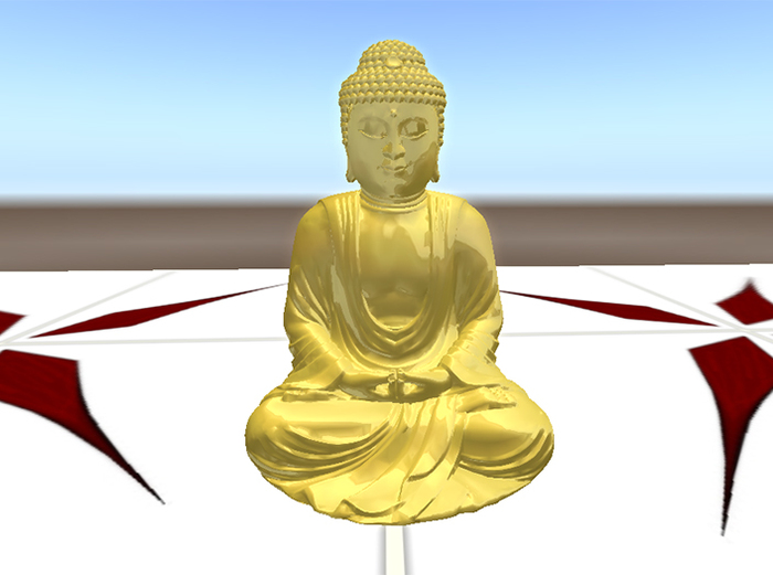BUDDHA 01 GOLD MESH