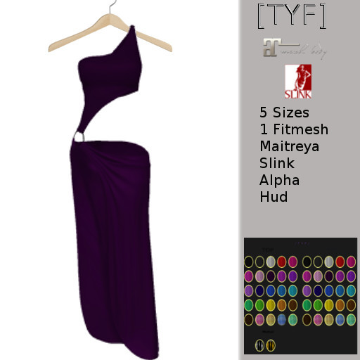 [TYF] Jessica - dress /Mesh/slink/maitreya - hud demo